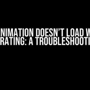 My Animation Doesn’t Load While Collaborating: A Troubleshooting Guide