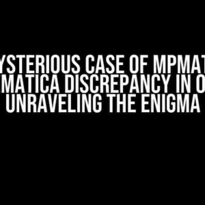 The Mysterious Case of mpmath and Mathematica Discrepancy in Output: Unraveling the Enigma