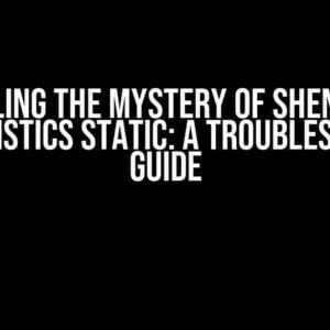 Unraveling the Mystery of Shenandoah GC Hueristics Static: A Troubleshooting Guide