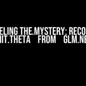 Unraveling the Mystery: Recovering `init.theta` from `glm.nb()`